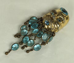 Eisenberg Aquamarine Noh Mask Clip