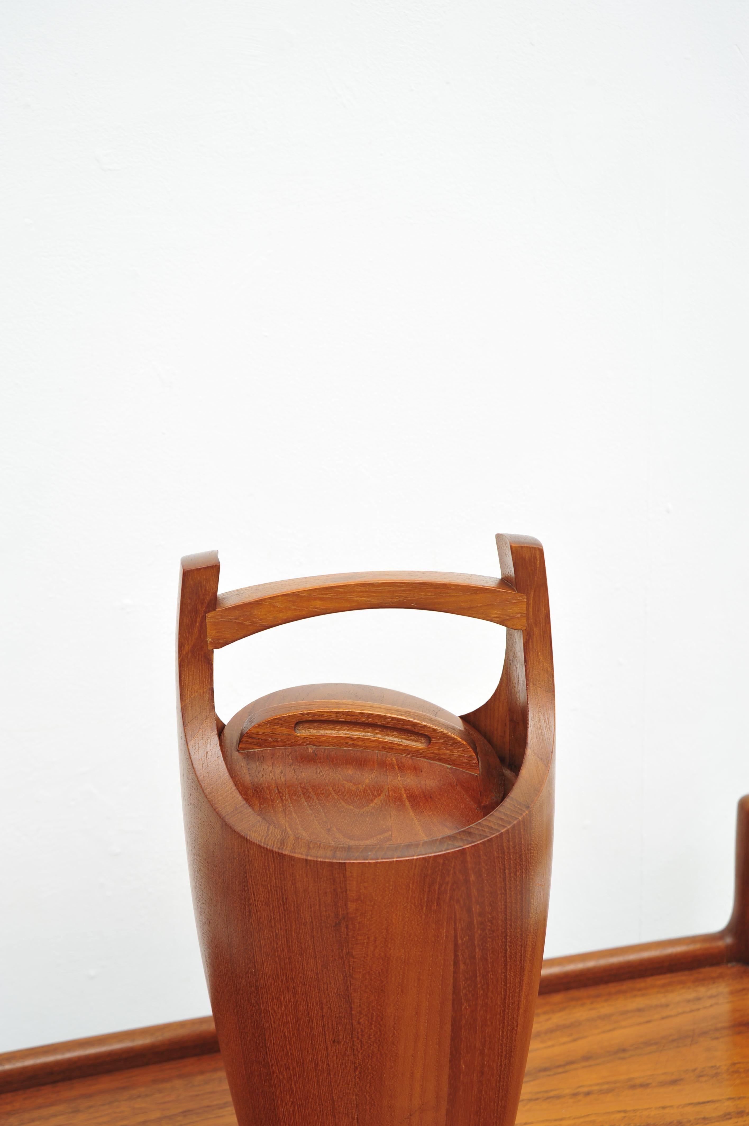 XX secolo Eiskühler Jens Quistgaard Teakholz Dansk Designs 1960 in vendita