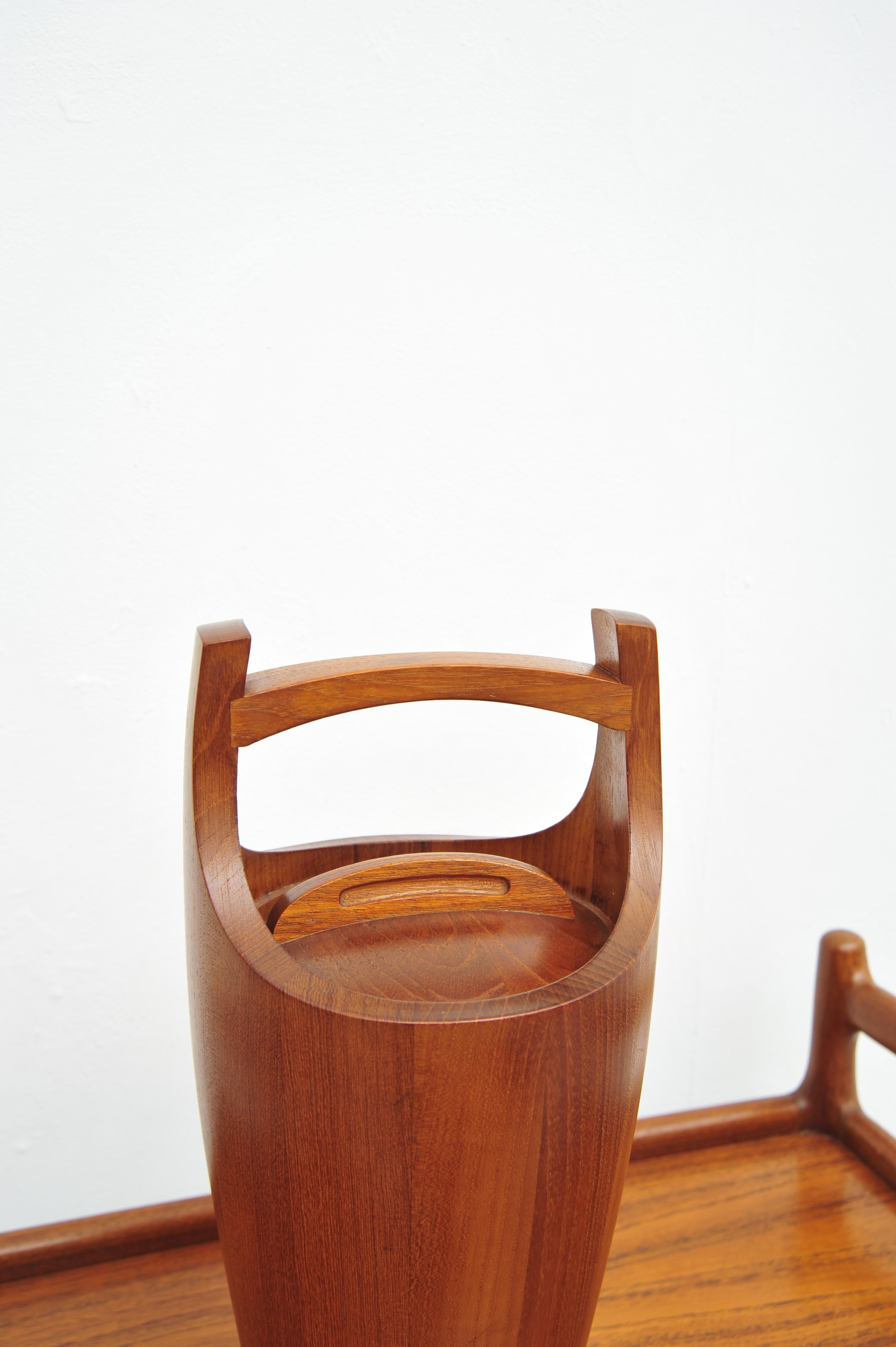 Eiskühler Jens Quistgaard Teakholz Dansk Designs 1960 in vendita 1