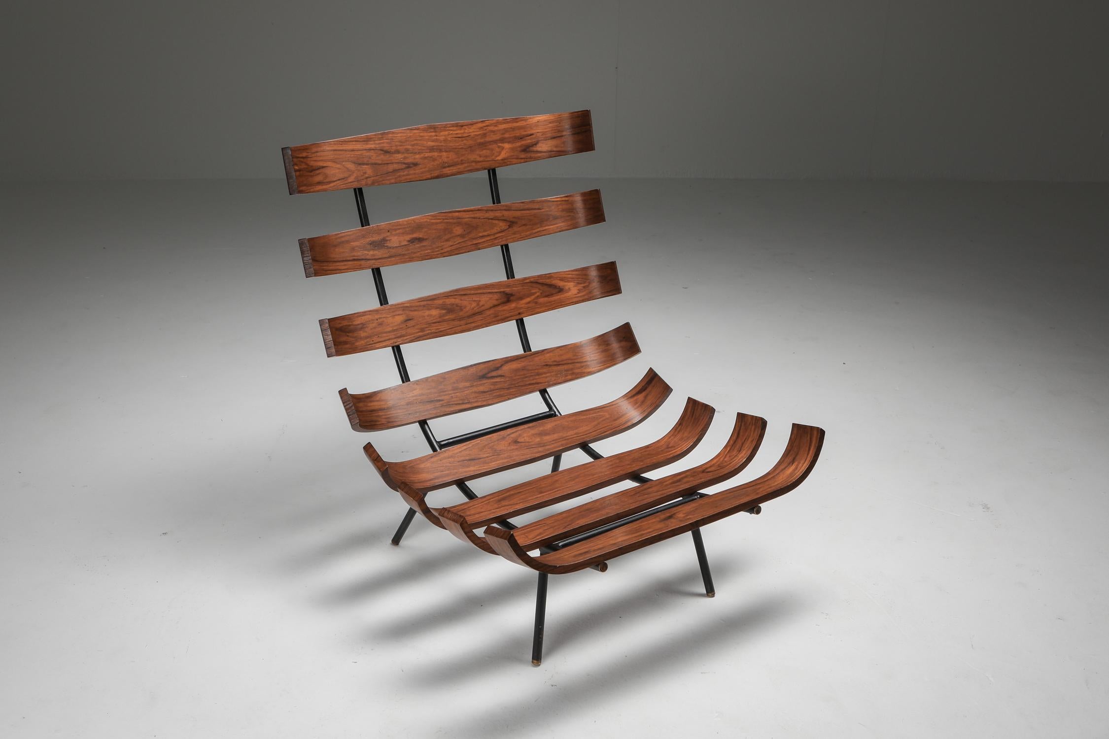 Mid-20th Century Eisler and Hauner 'Costela' Lounge Chairs