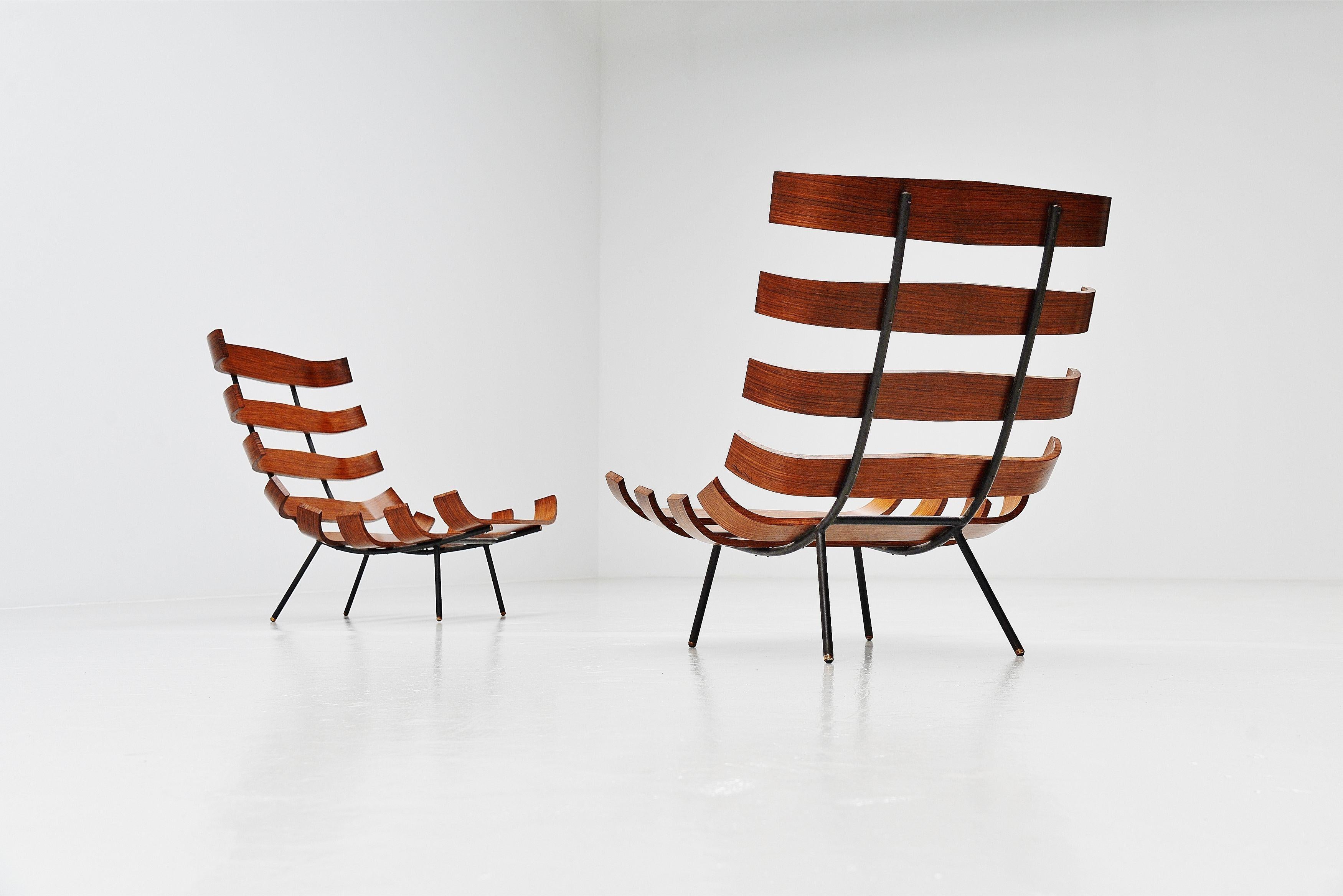 Eisler and Hauner Costela Lounge Chairs Forma, Italy, 1960 5