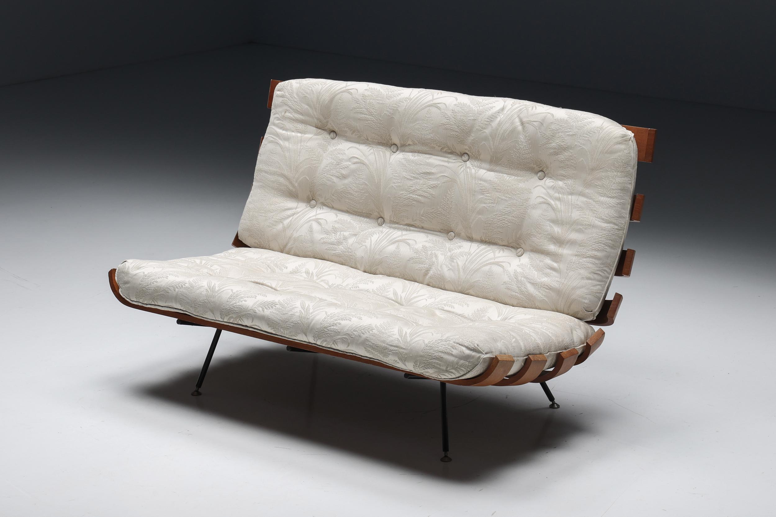 Eisler und Hauner, Sofa „Costela“, 1960er-Jahre (Moderne der Mitte des Jahrhunderts) im Angebot