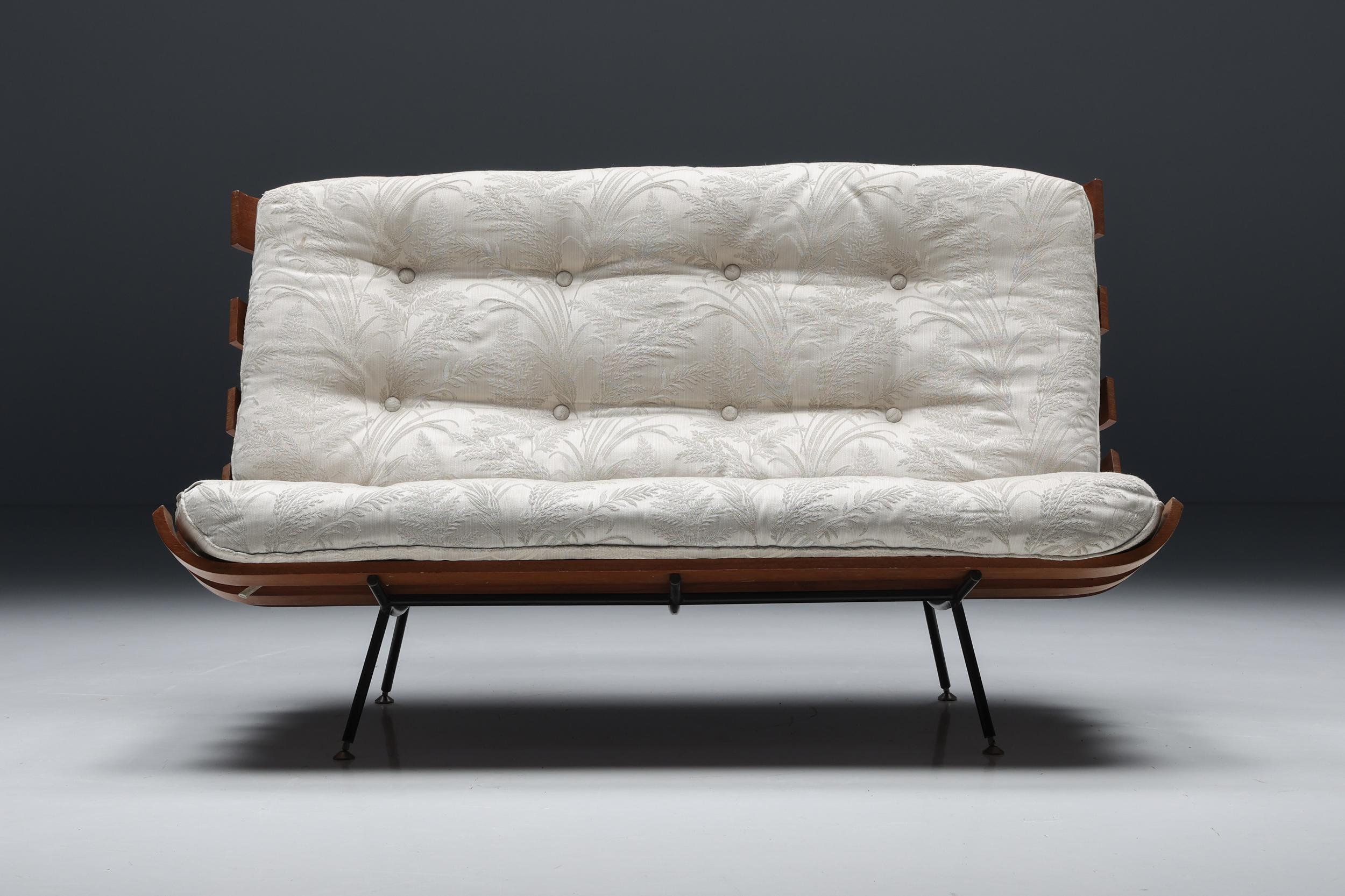 Eisler and Hauner 'Costela' Sofa, 1960s In Good Condition For Sale In Antwerp, BE