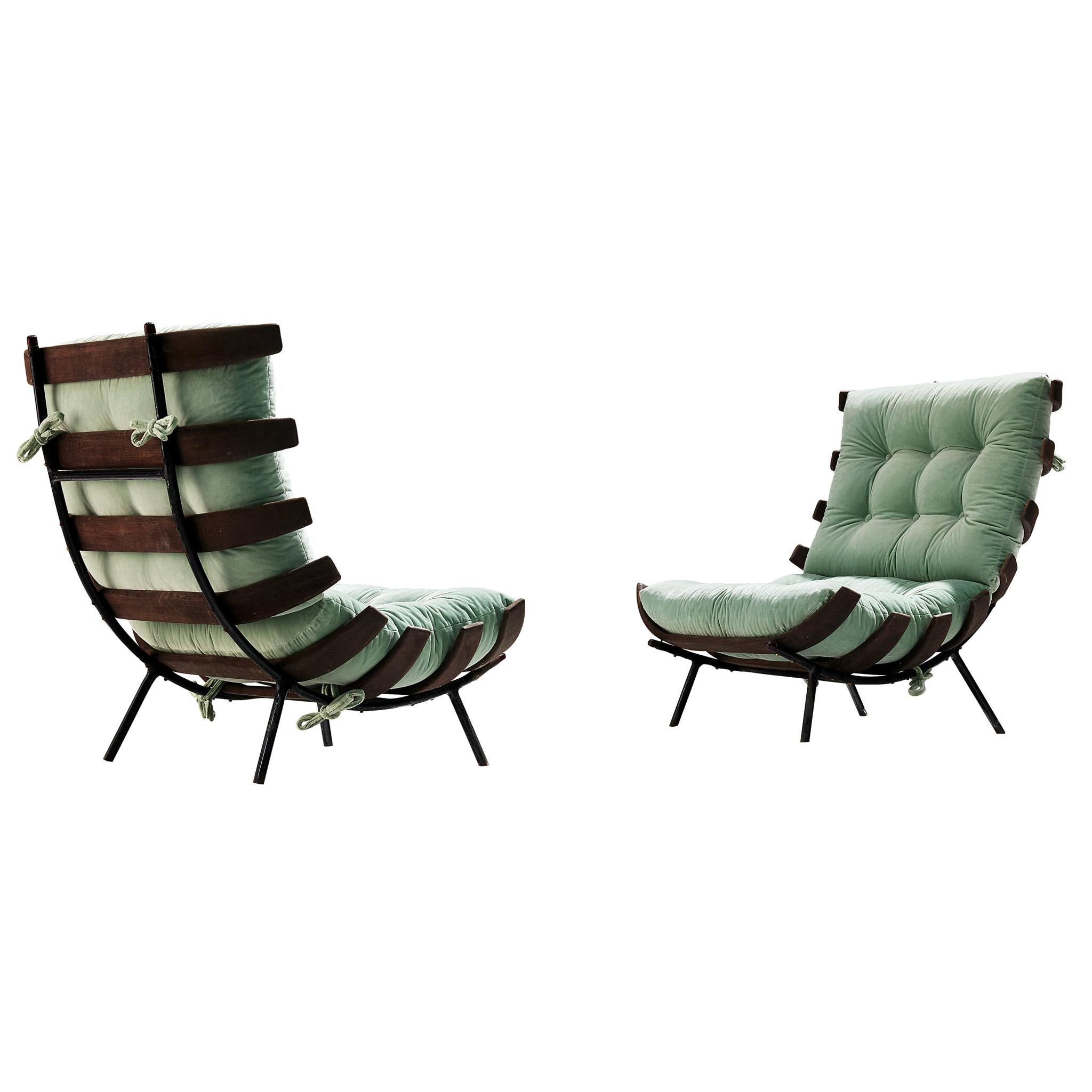 Eisler and Hauner Patinated 'Costela' Chairs