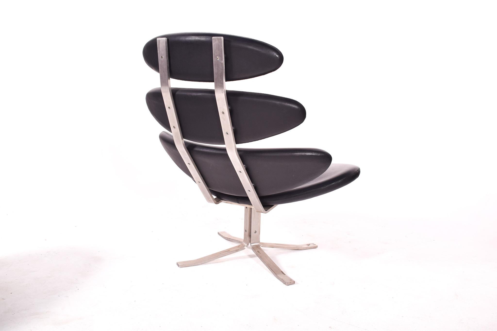 Danish EJ 5 Corona Chair by Poul Volthers for Erik Jorgensen
