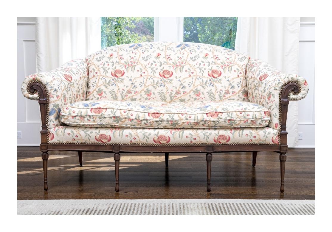 Ej Victor Adams Style  Upholstered Sofa For Sale 6
