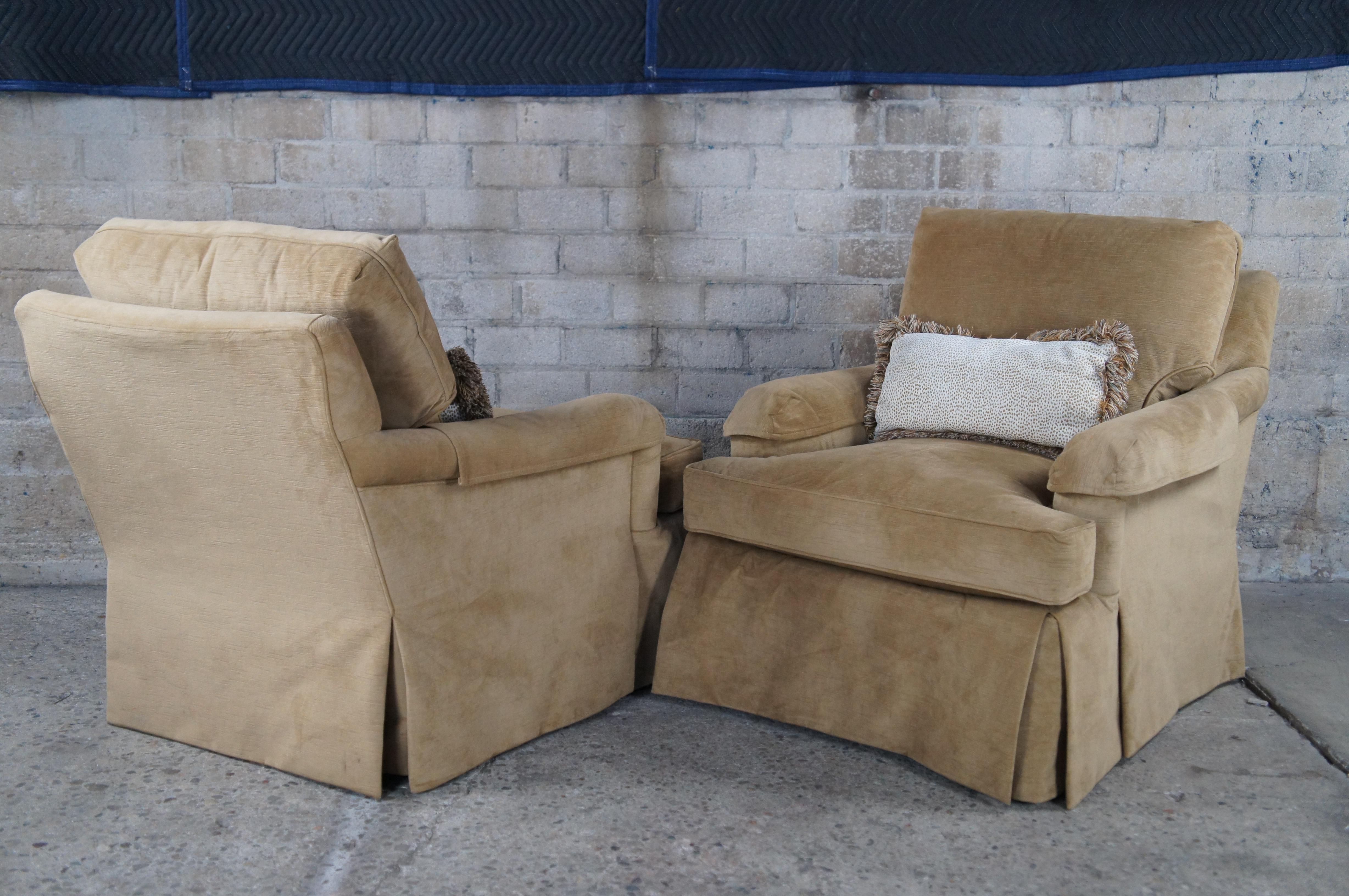 Fauteuils de bibliothèque Swivel Club Lounge de Victor Carlisle Bon état - En vente à Dayton, OH