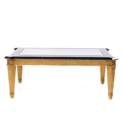 EJ Victor Couchtisch aus Giltwood und Glas