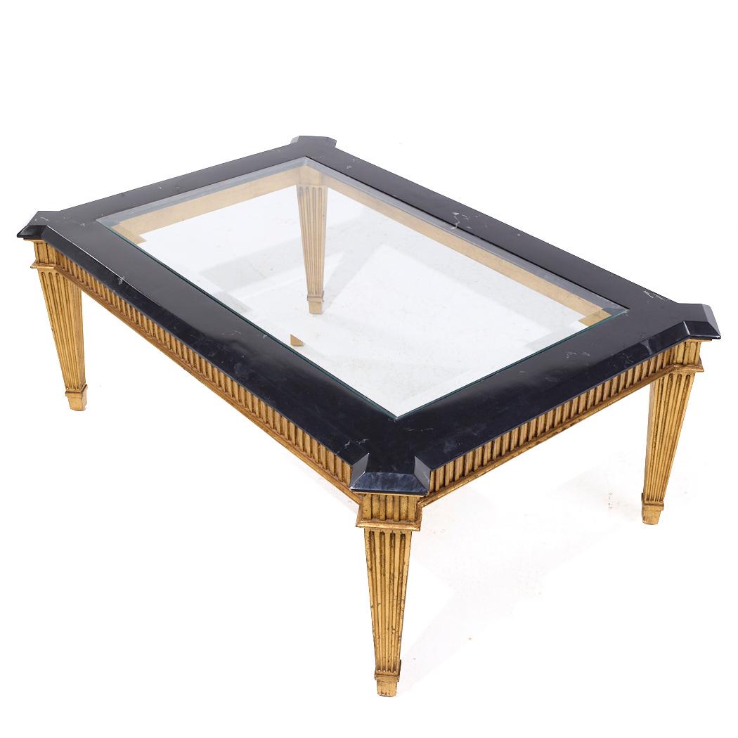 EJ Victor Couchtisch aus Giltwood und Glas im Angebot 3