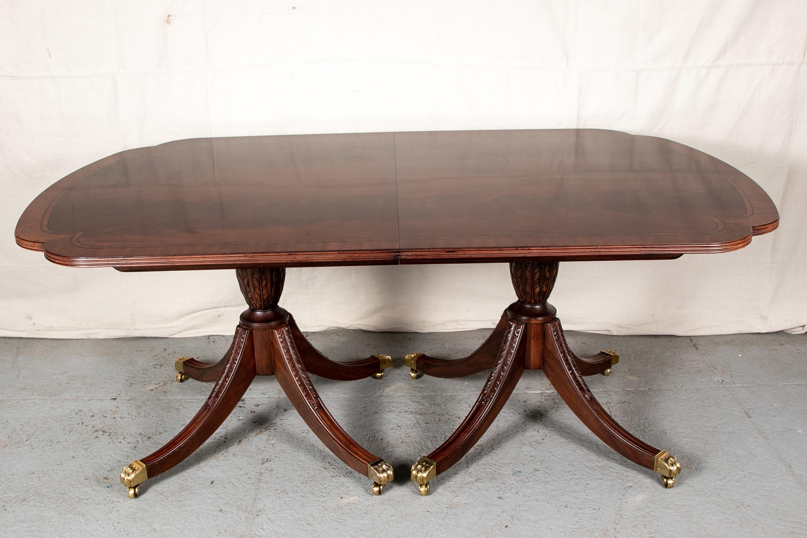 E.J Victor Mahogany Dining Table and Chairs 1