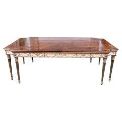 E.J. Table de la collection Victor Newport avec deux feuilles 