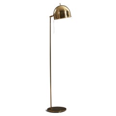 Eje Ahlgren, Adjustable Floor Lamp, Brass, Bergboms, Sweden, 1960s