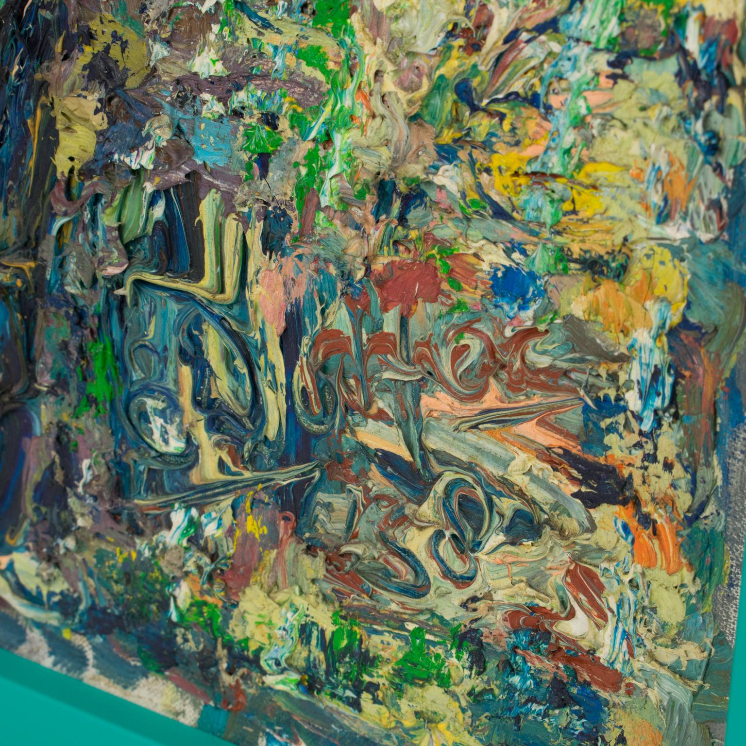 Bodegón brutalista en verano, pintura al óleo sobre lienzo de E.J.E. Dulfer en venta 12