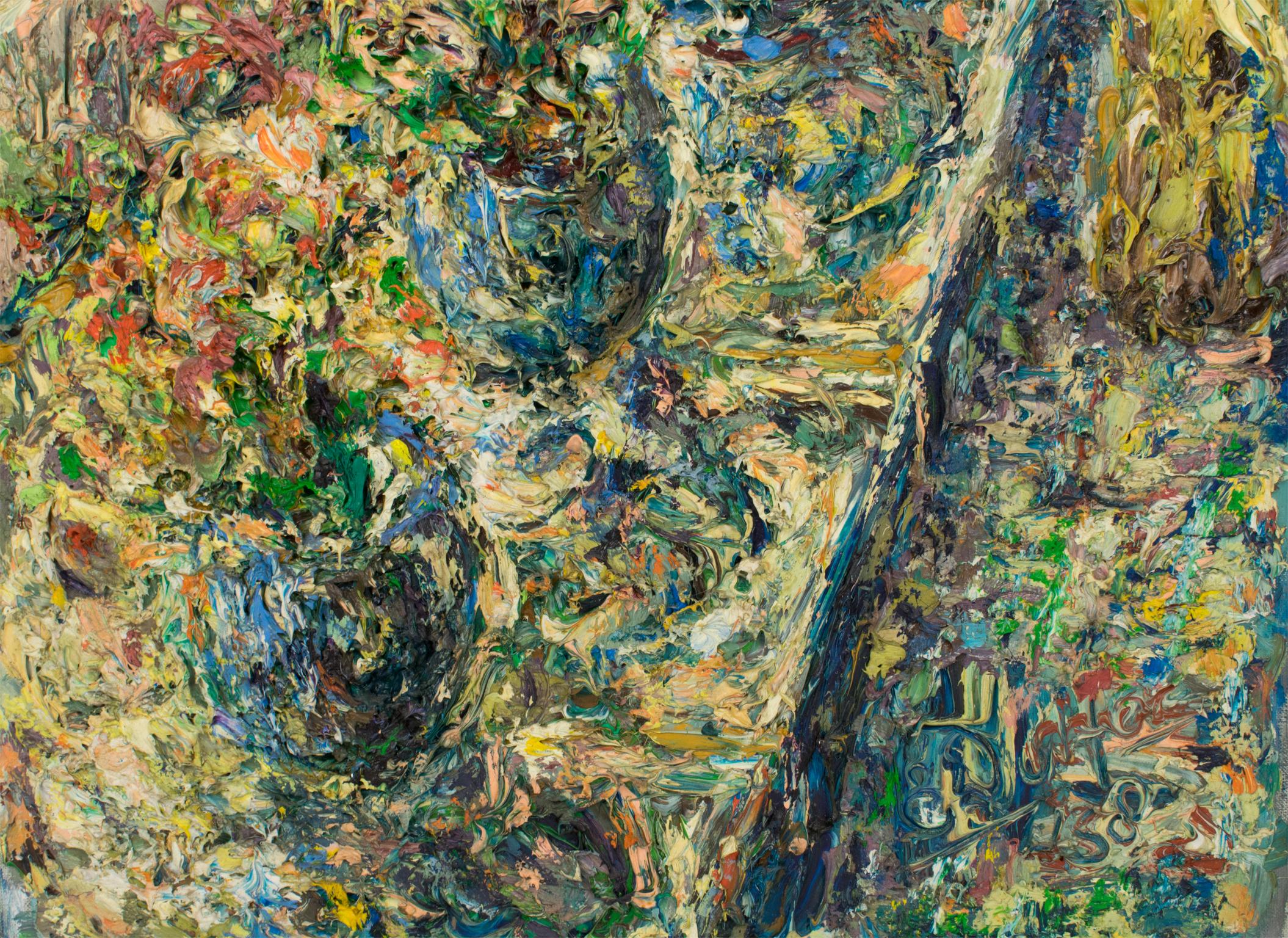 Bodegón brutalista en verano, pintura al óleo sobre lienzo de E.J.E. Dulfer en venta 6