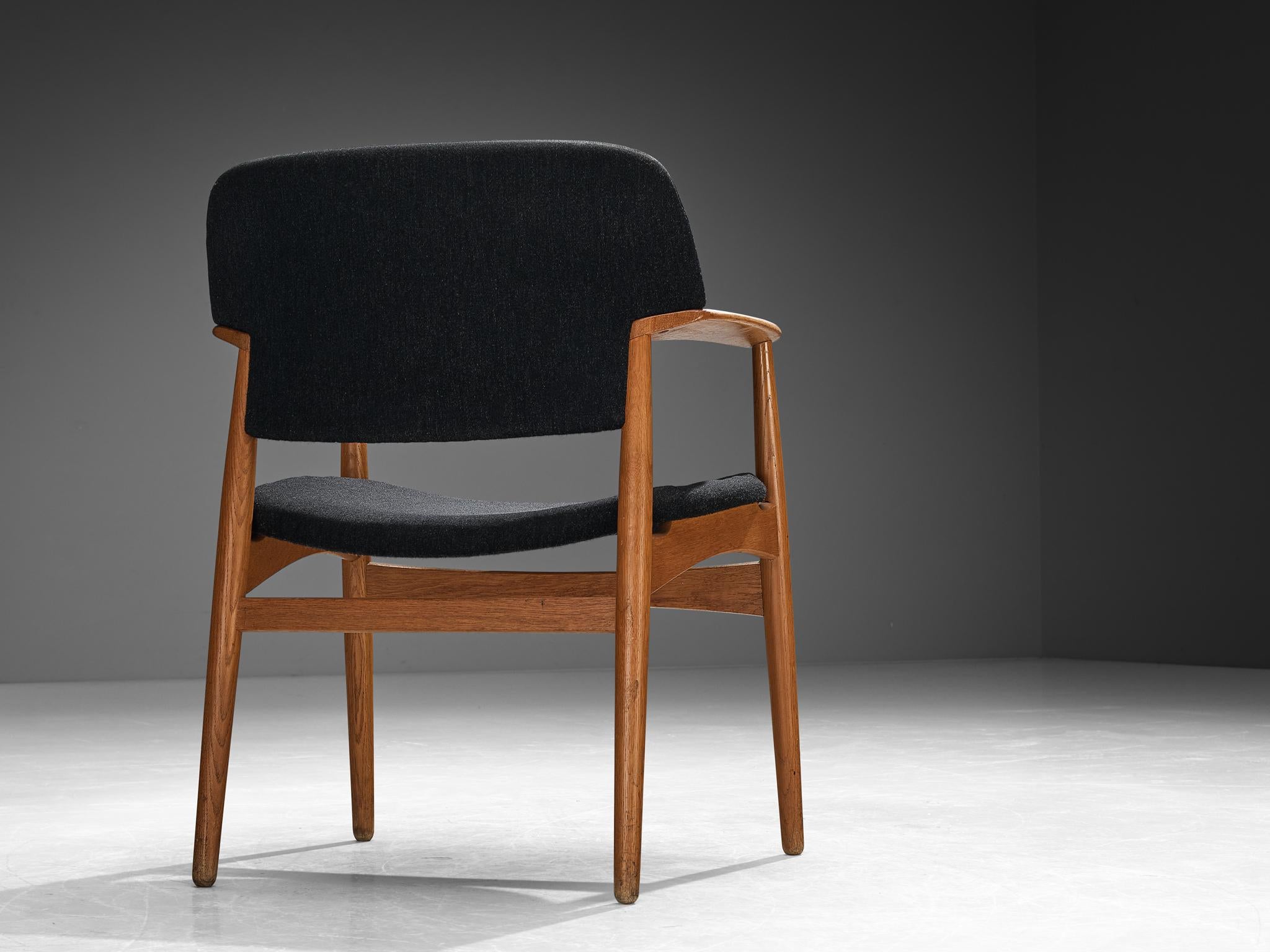 Scandinavo moderno Poltrona Ejnar Larsen & Axel Larsen per Fritz Hansen in Oak in vendita