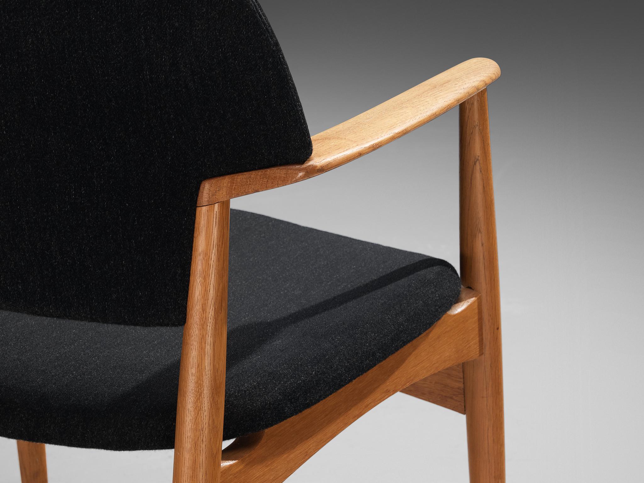 Poltrona Ejnar Larsen & Axel Larsen per Fritz Hansen in Oak In condizioni buone in vendita a Waalwijk, NL
