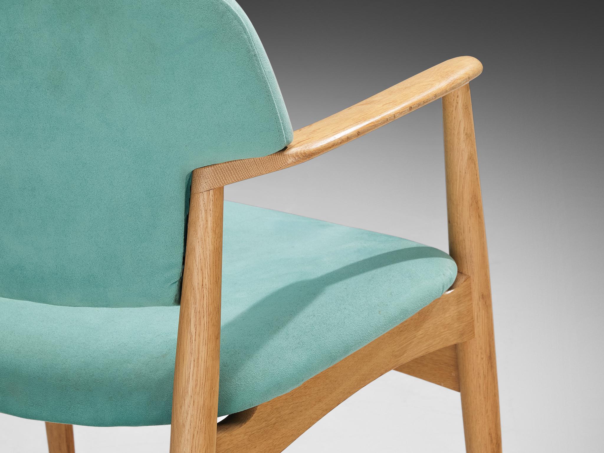 Poltrona Ejnar Larsen & Axel Larsen per Fritz Hansen in Oak In condizioni buone in vendita a Waalwijk, NL