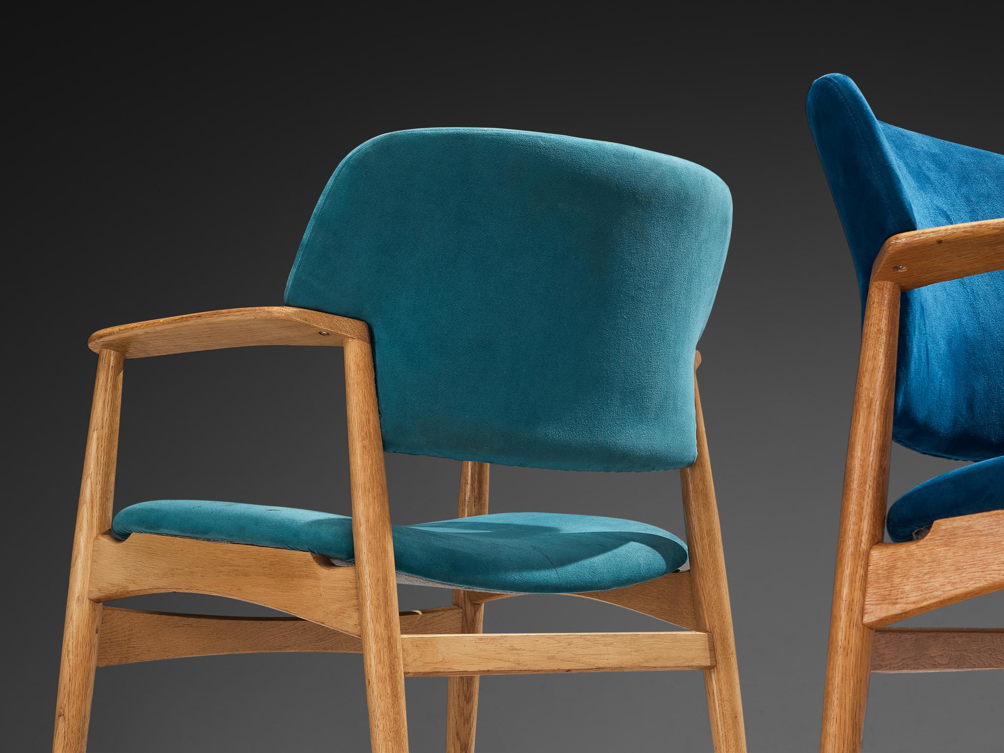 Ejnar Larsen & Axel Bender Madsen per Fritz Hansen Poltrone in Oak In condizioni buone in vendita a Waalwijk, NL
