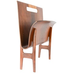 Vintage Ejnar Larsen & Axel Bender Madsen Rosewood Magazine Stand from Denmark