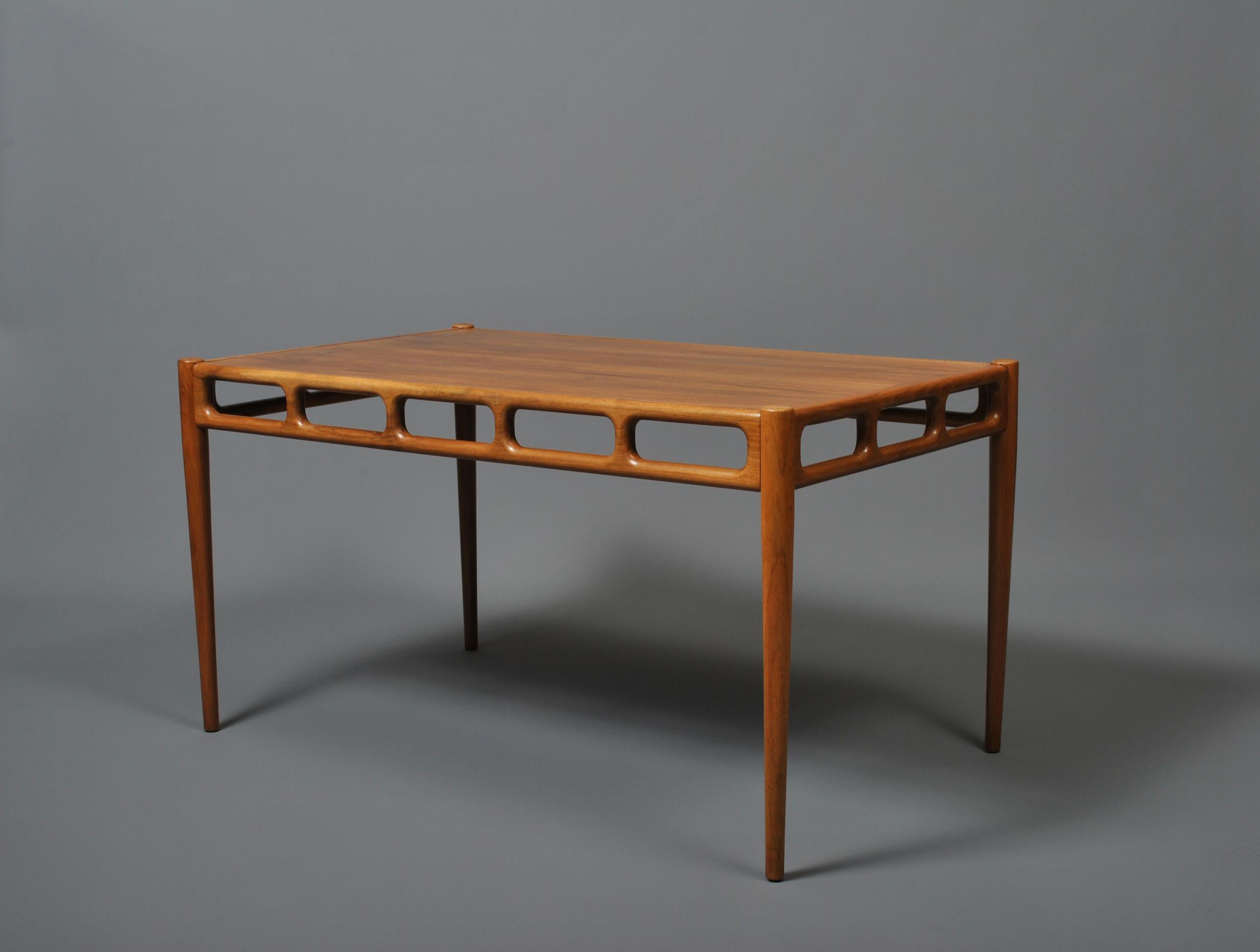 20th Century Ejnar Pedersen Sofa Table, Denmark, 1950’s