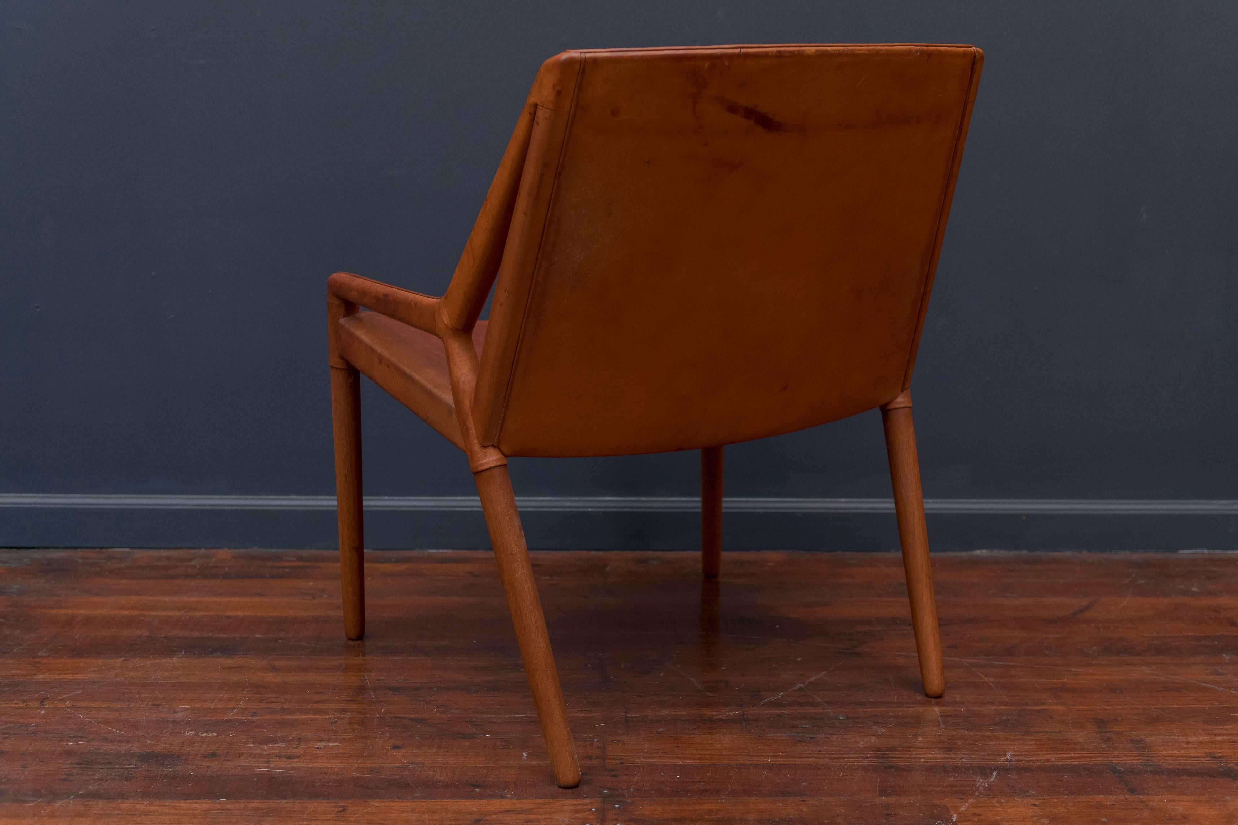 Ejner Larsen & Askel Bender Madsen Lounge Chair for Willy Beck In Good Condition In San Francisco, CA