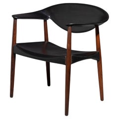 Ejner Larsen & Aksel Bender Madsen Rare ‘Metropolitan’ Armchair in Rosewood 1950