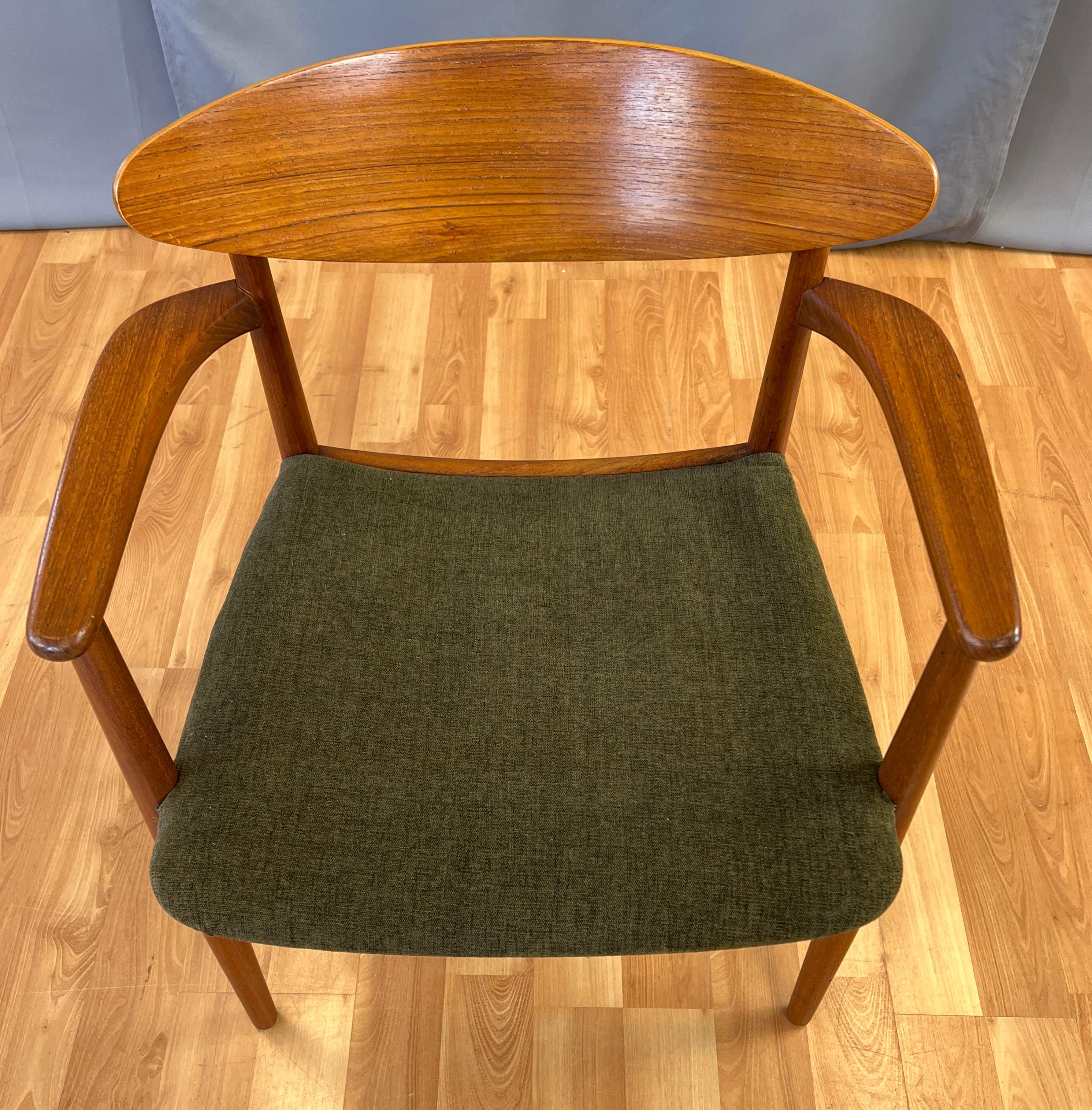 Danish Ejner Larsen and Aksel Bender Madsen Teak armchair