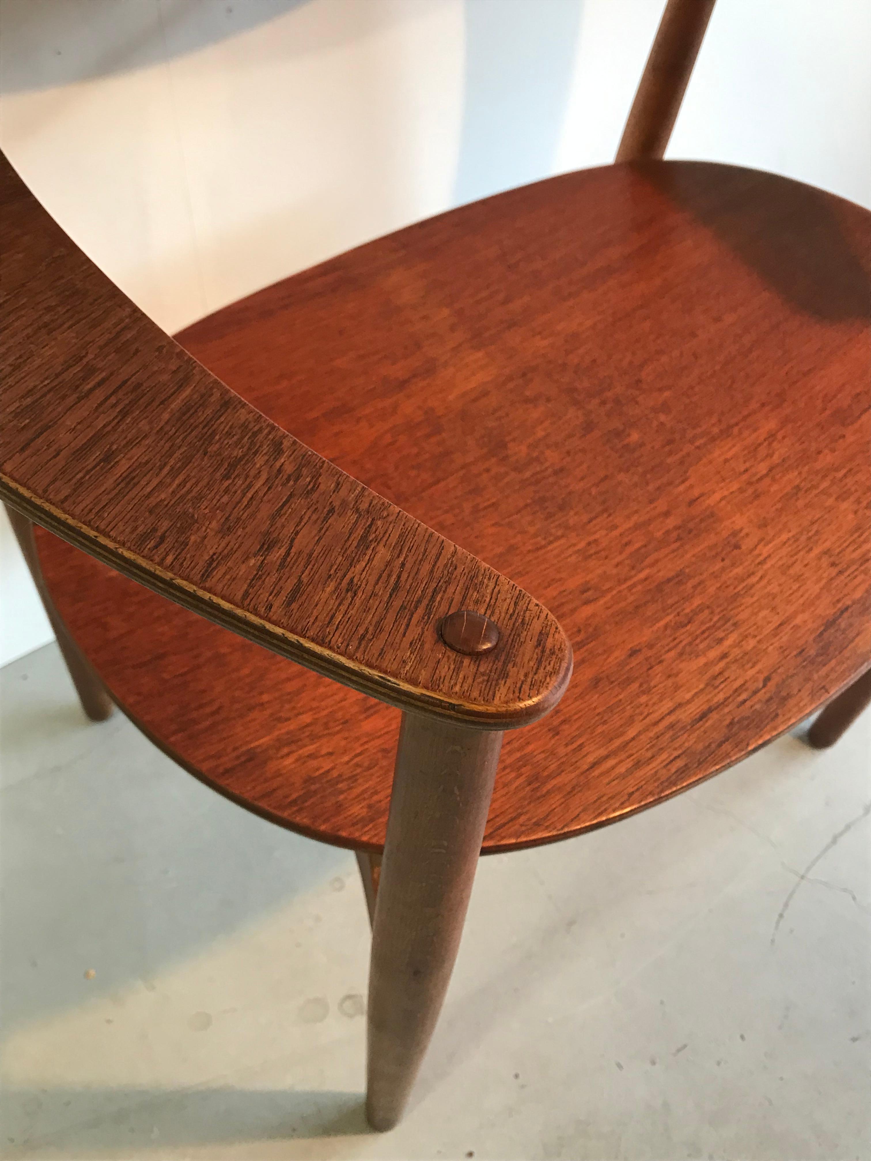 Danish Ejner Larsen Axel Bender Metropolitan Chair For Sale