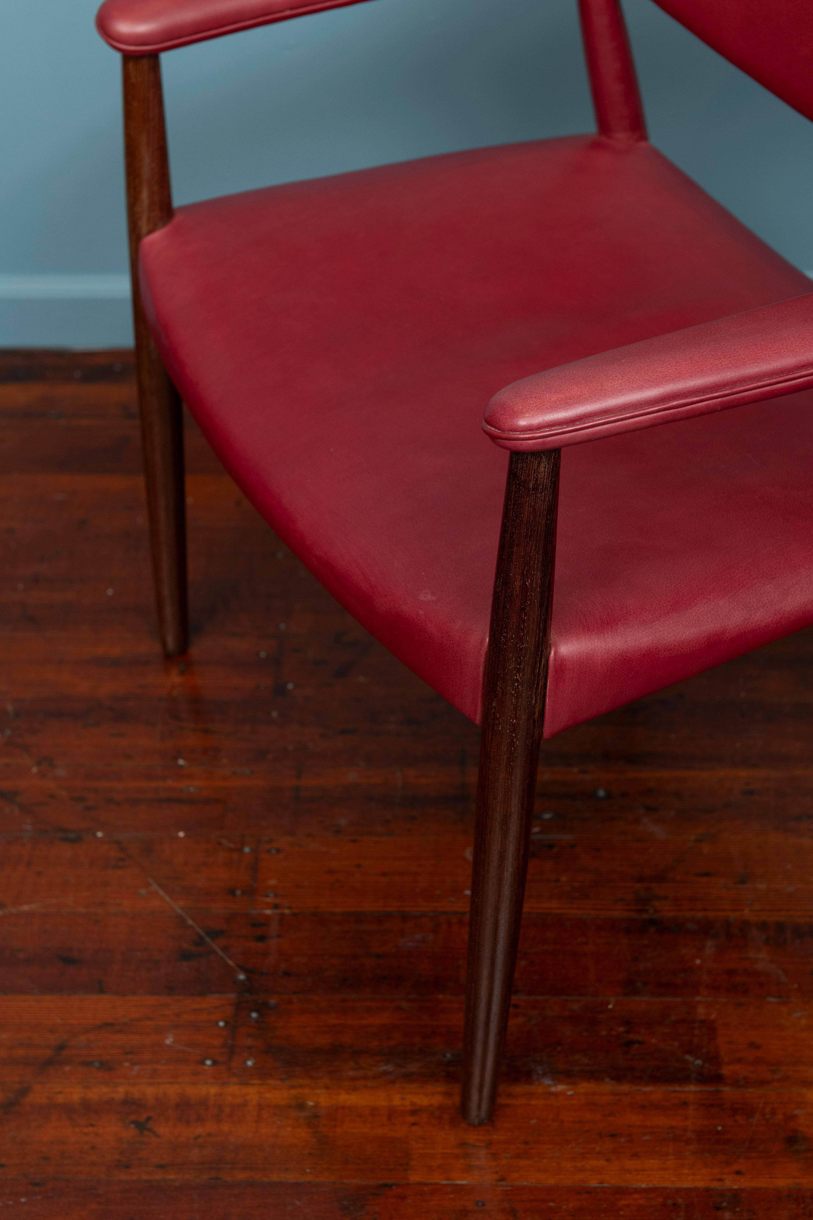 Danois Fauteuil Ejner Larson & Askel Bender Madsen pour Willy Beck en vente