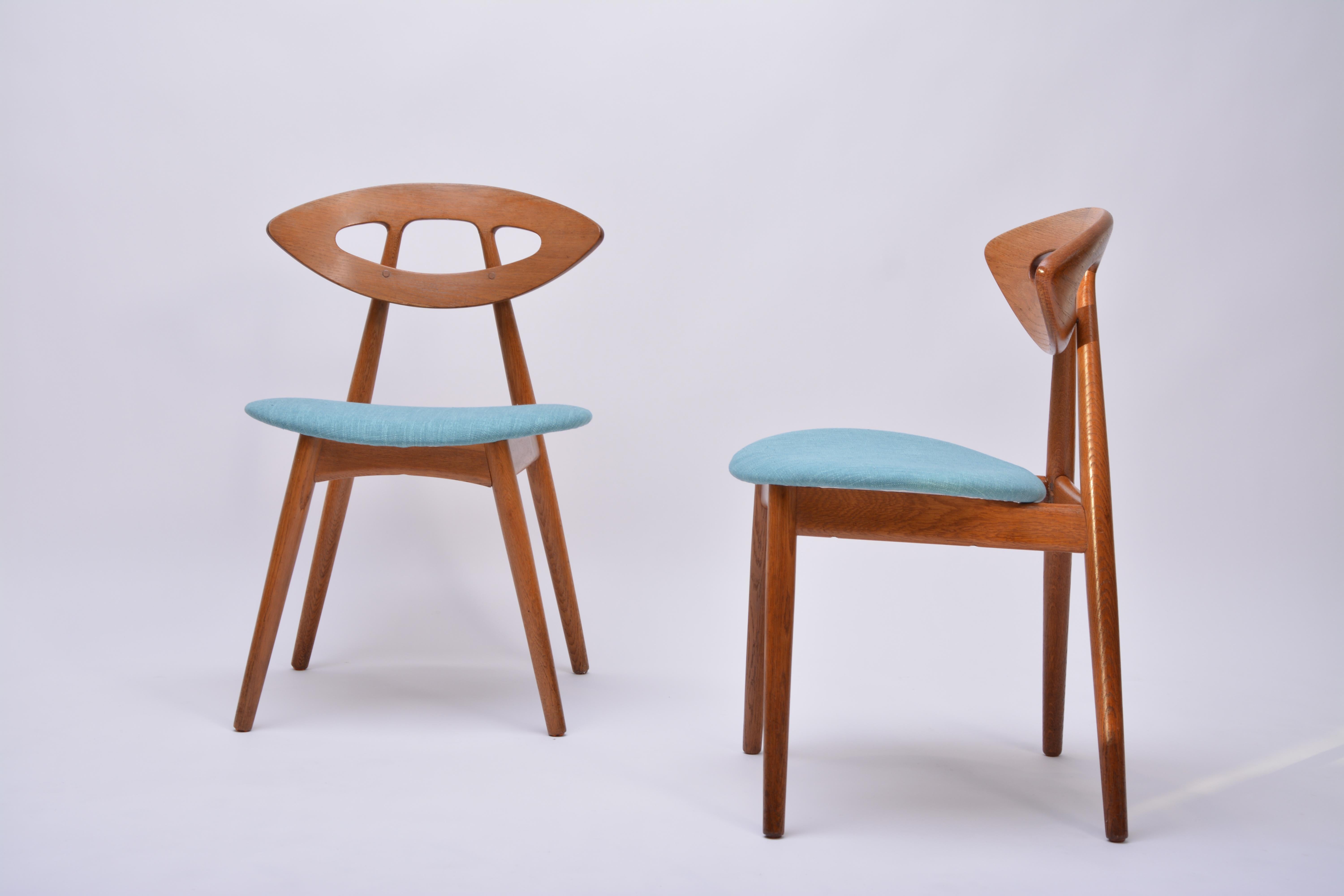 Mid-20th Century Ejvind A Johansson Eye Chairs, Set of Six, 1961