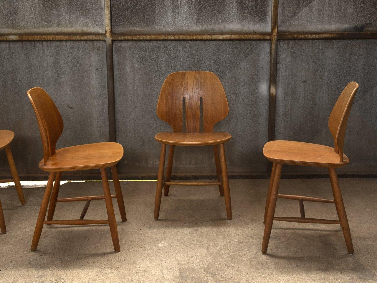 Danish Ejvind A. Johansson J67 Dining Chairs for FBD, 1960s Denmark For Sale