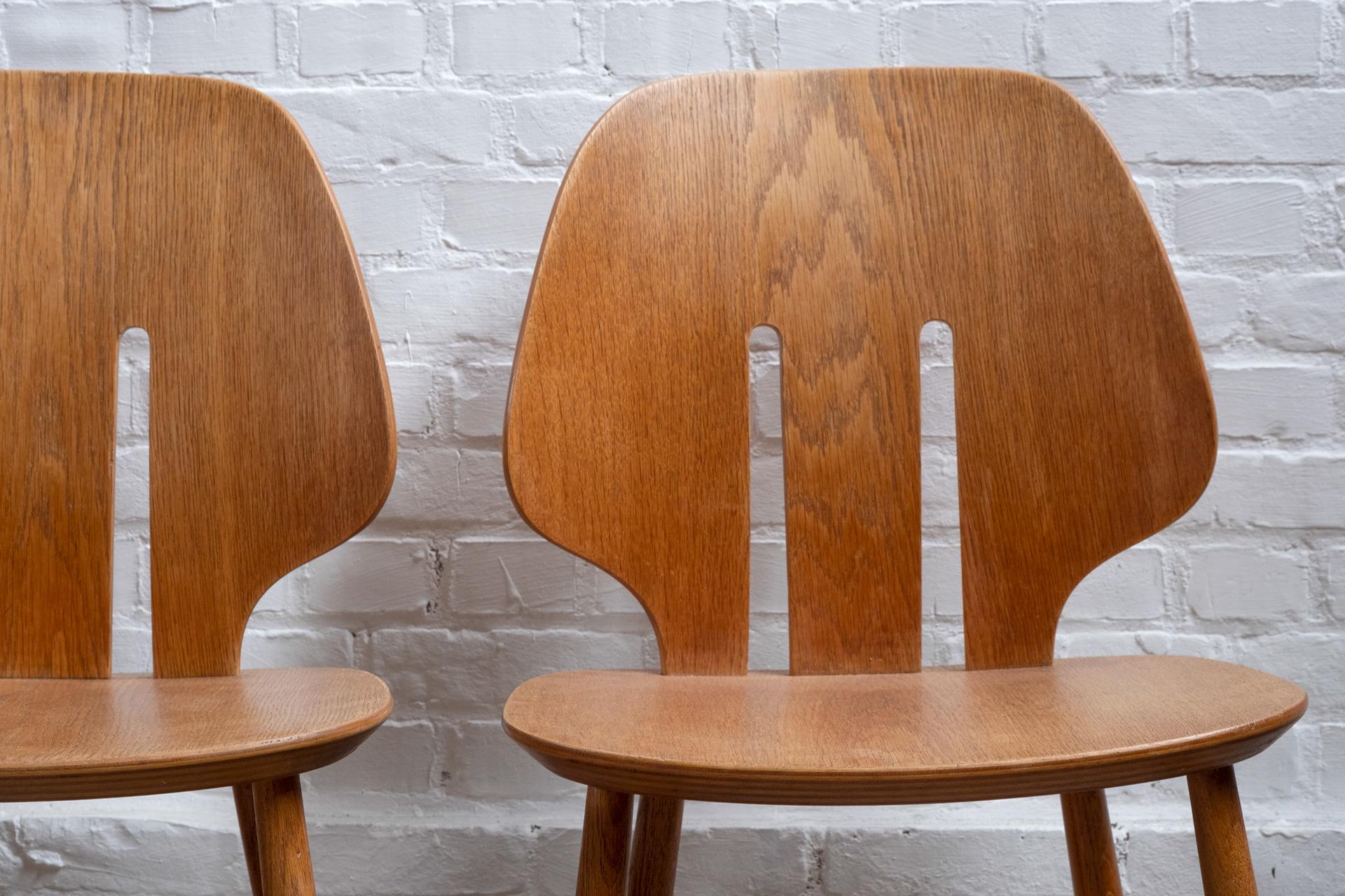 Mid-20th Century Ejvind A. Johansson J67 Dining Chairs for FBD For Sale