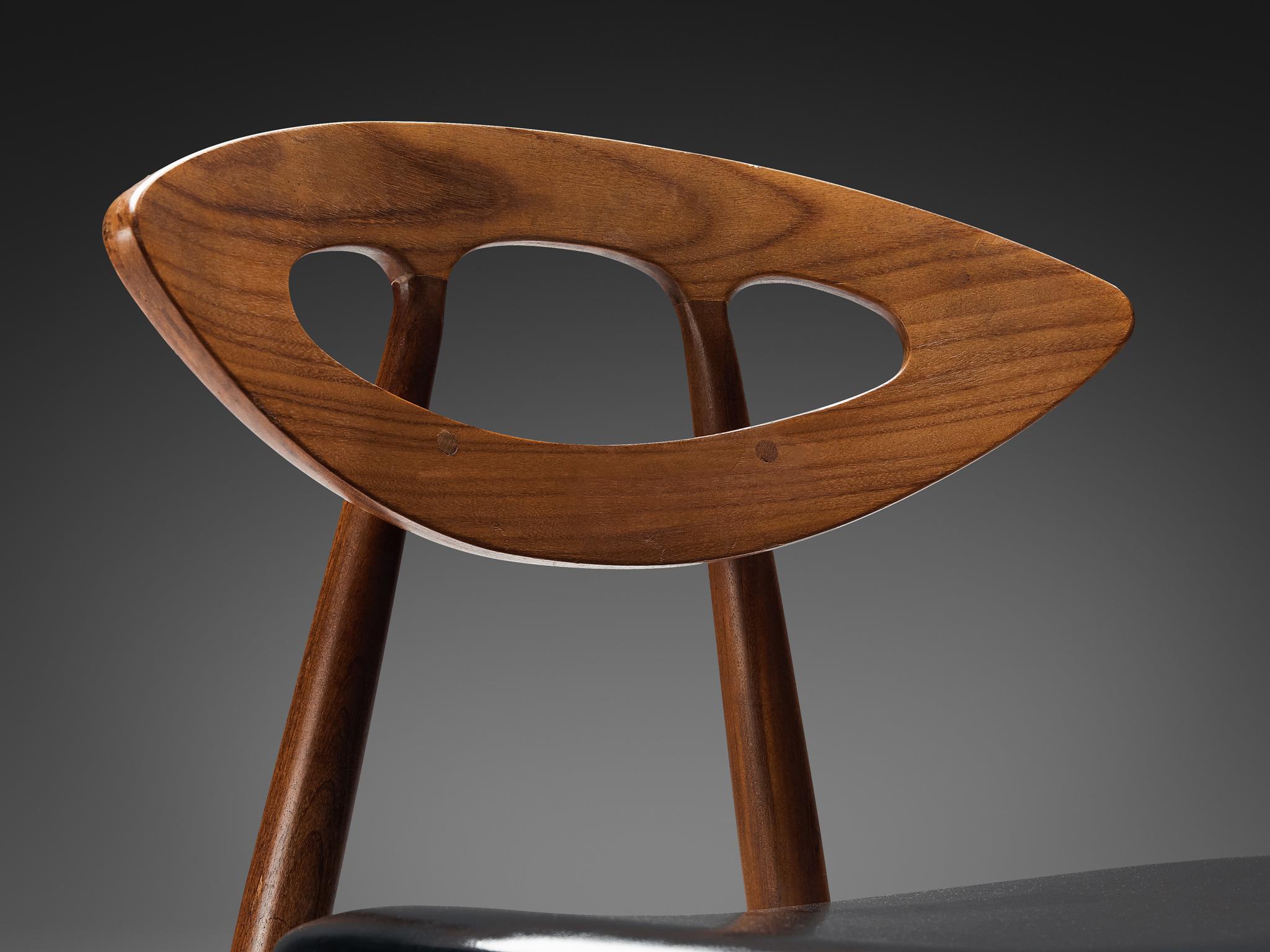 Ejvind A. Johansson Set of Twelve 'Eye' Dining Chairs in Teak 2