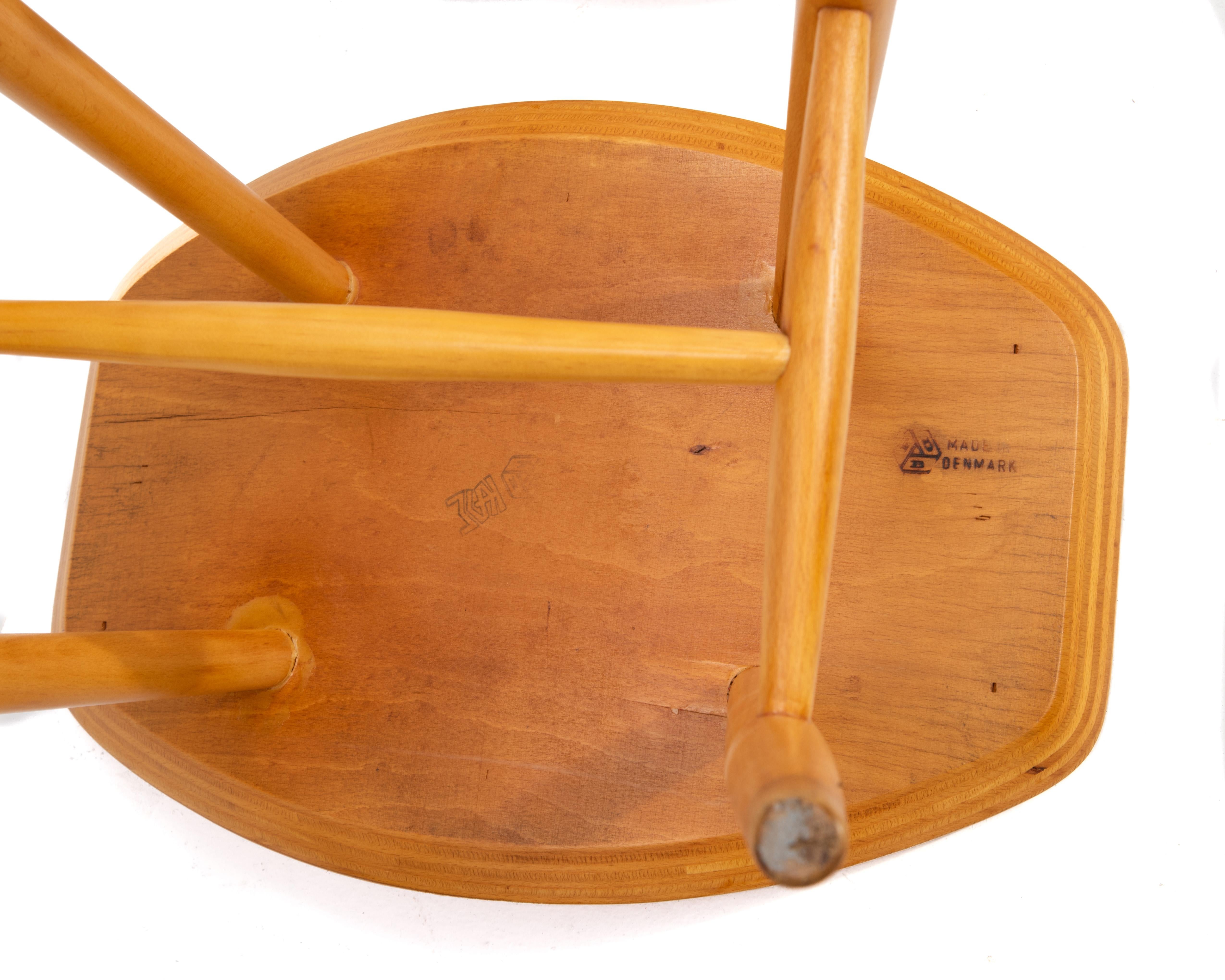 Ejvind Johansson J36 Tabouret FDB Mobler Danemark 1960s Mid Century Modernity set of 3 en vente 6