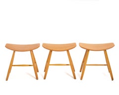 Sgabello Ejvind A. Johansson J36 FDB Mobler Danimarca 1960 Mid Century Mobler set di 3