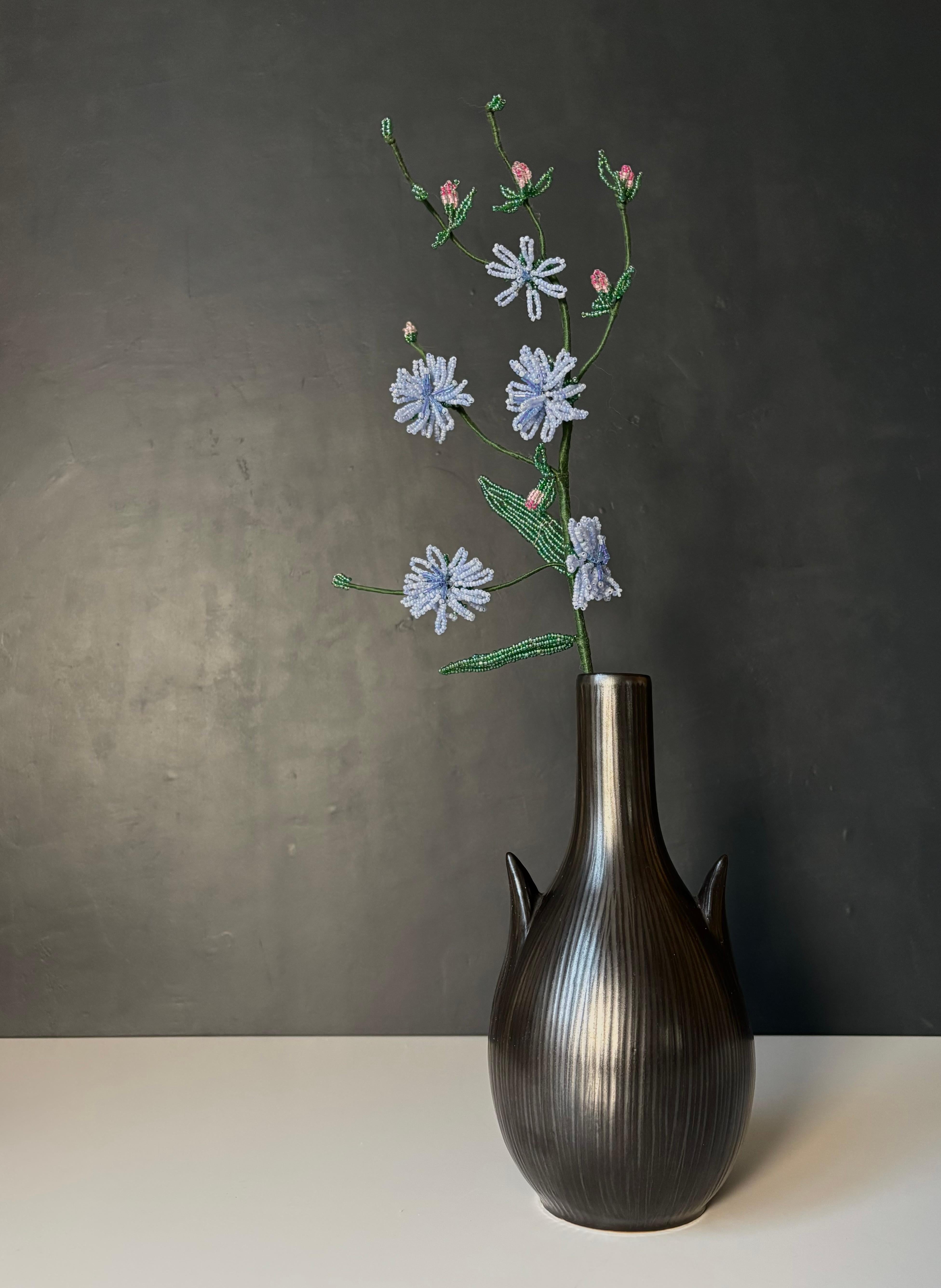 Ceramica Vaso in gres nero Ejvind Nielsen, Danimarca, anni '60 in vendita
