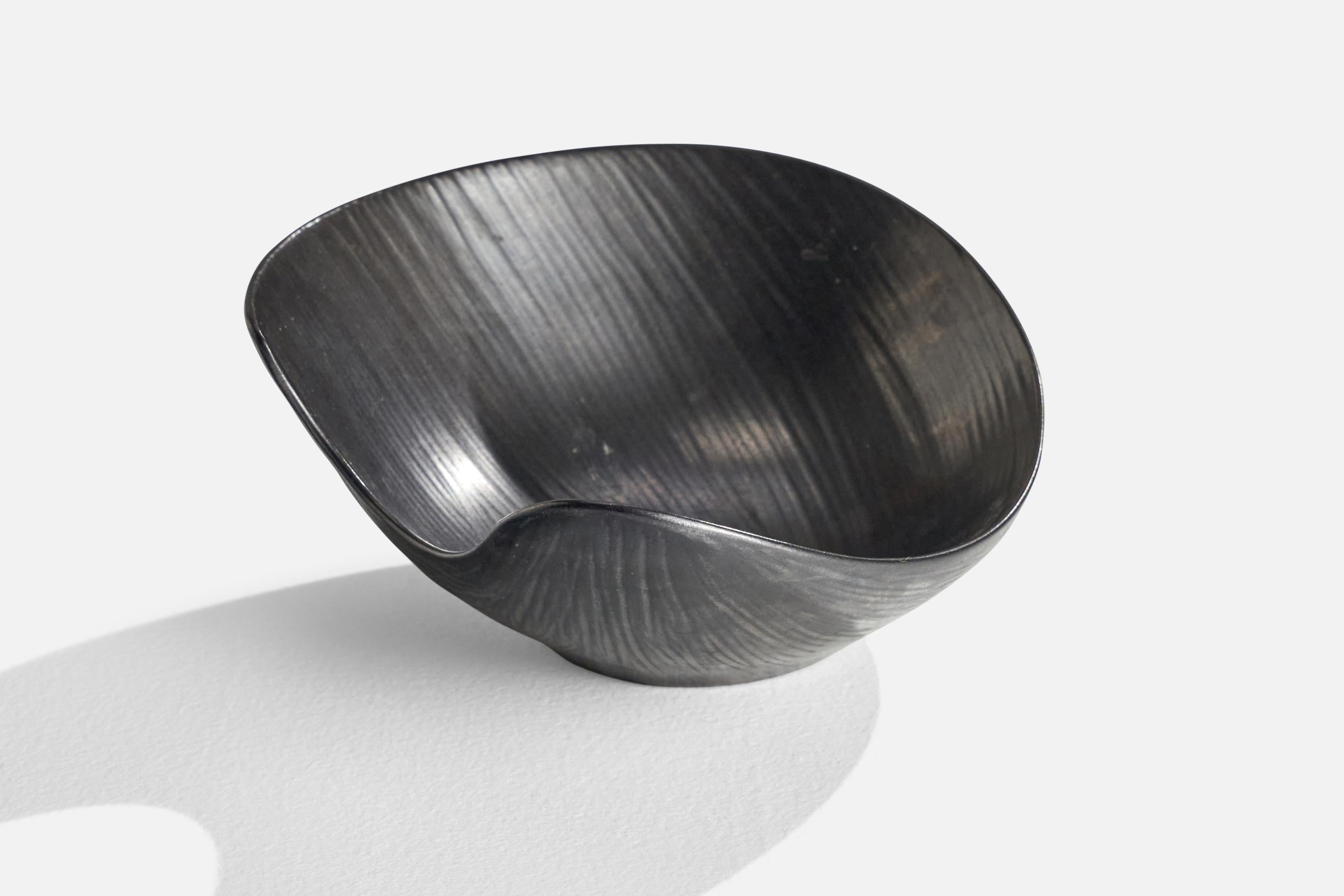 Danois Ejvind Nielsen, bol, céramique, Danemark, années 1960