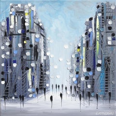 Peinture à l'huile originale « City Streets »