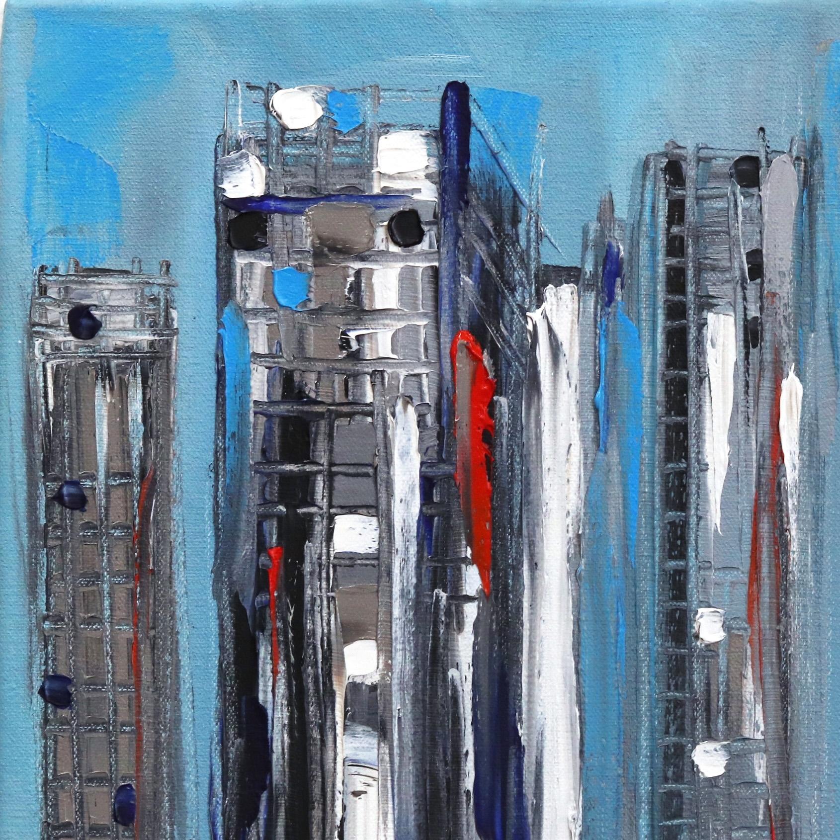 City Today  -  Original Oil Painting For Sale 1
