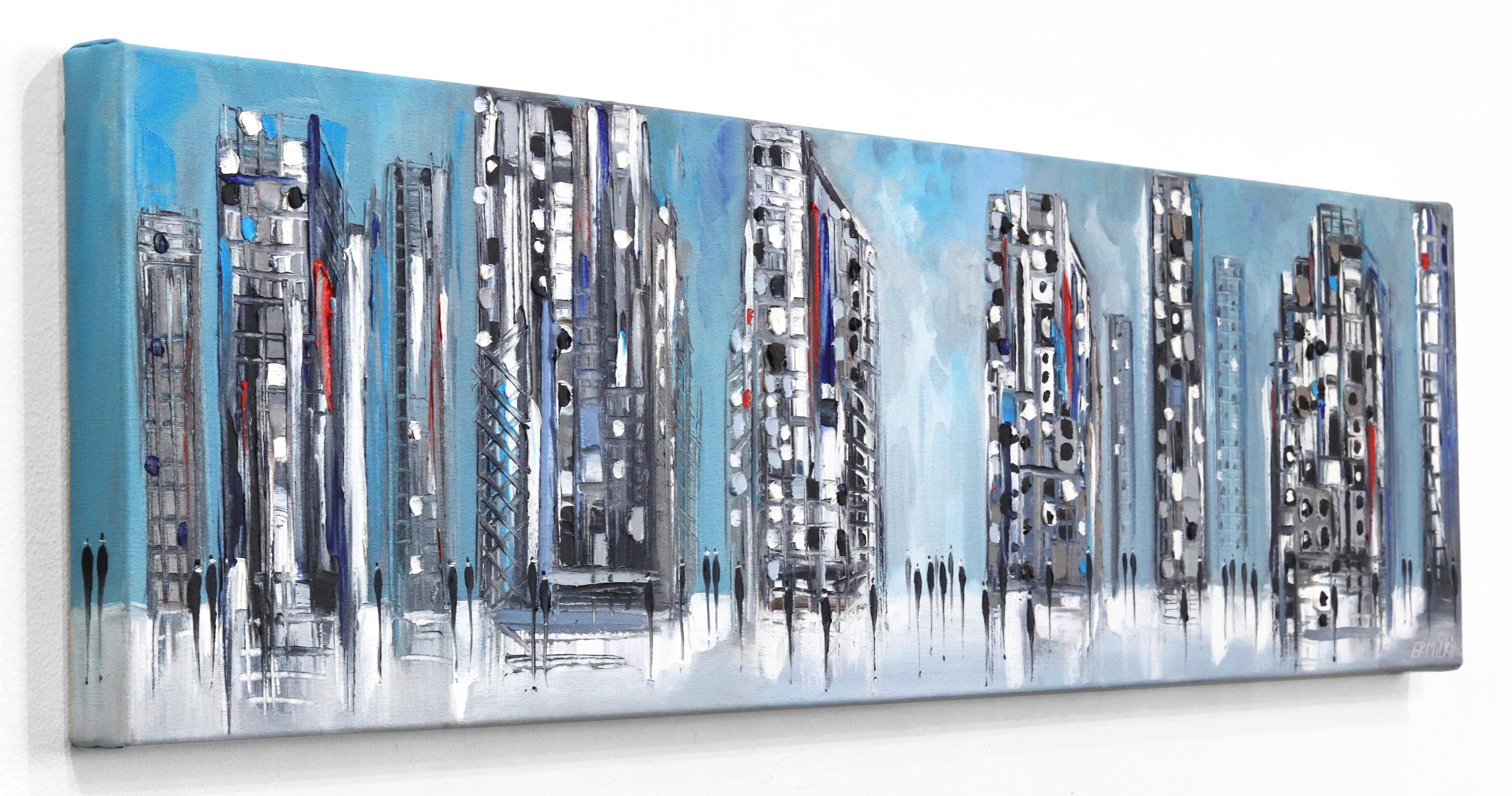 City Today  -  Original Oil Painting For Sale 2