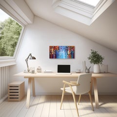 Colorful Afternoon - Vibrant Impasto Oil Painting