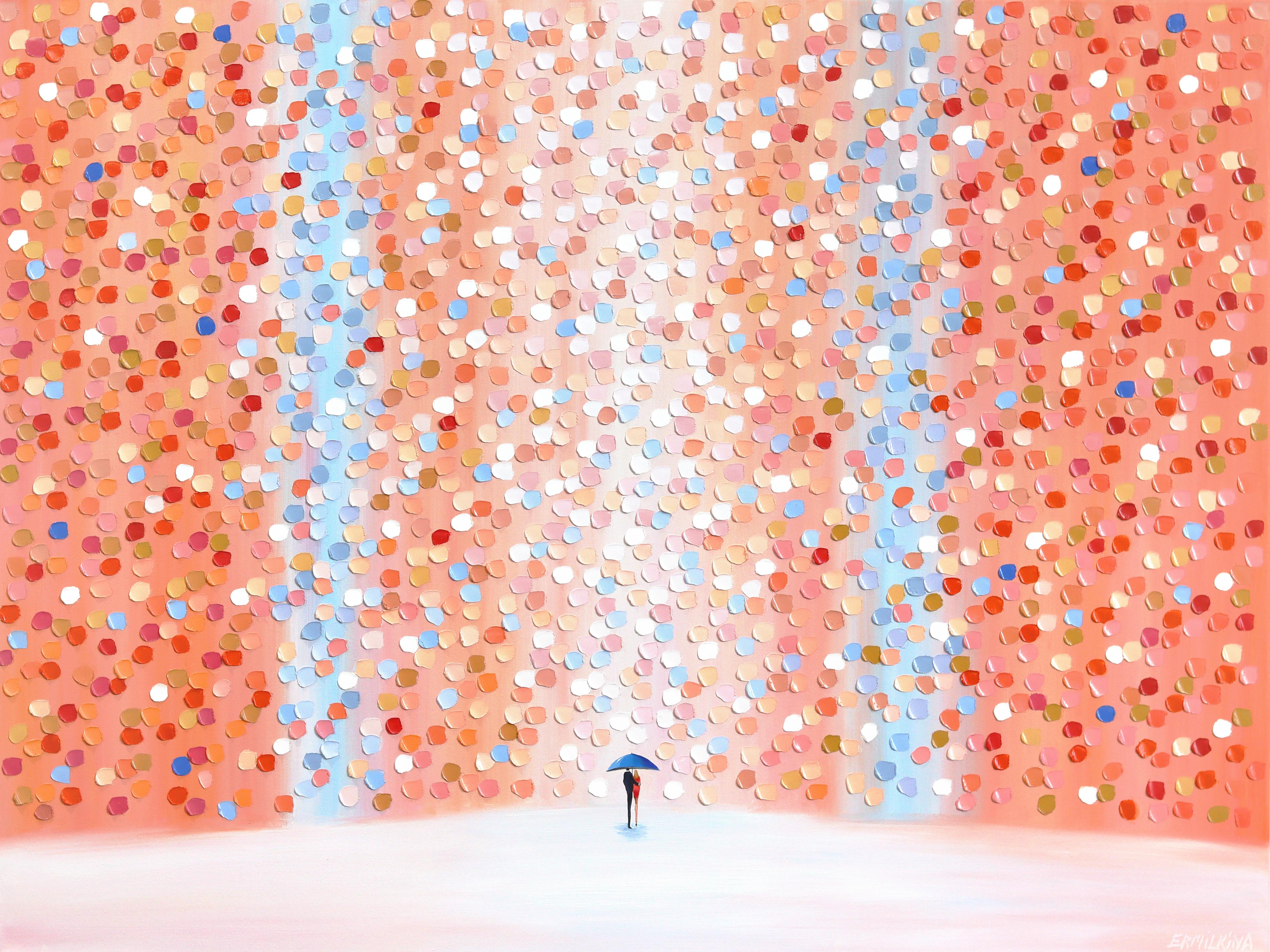 Ekaterina Ermilkina’s original, abstract fine art paintings are created using a skillful combination of applying and removing oil paint with a palette knife on canvas. Her inspirations are the skylines of big cities like Manhattan, Philadelphia, or