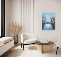 Hidden Hearts - Dreamy Color Drenched Textured Impasto Figurative Painting