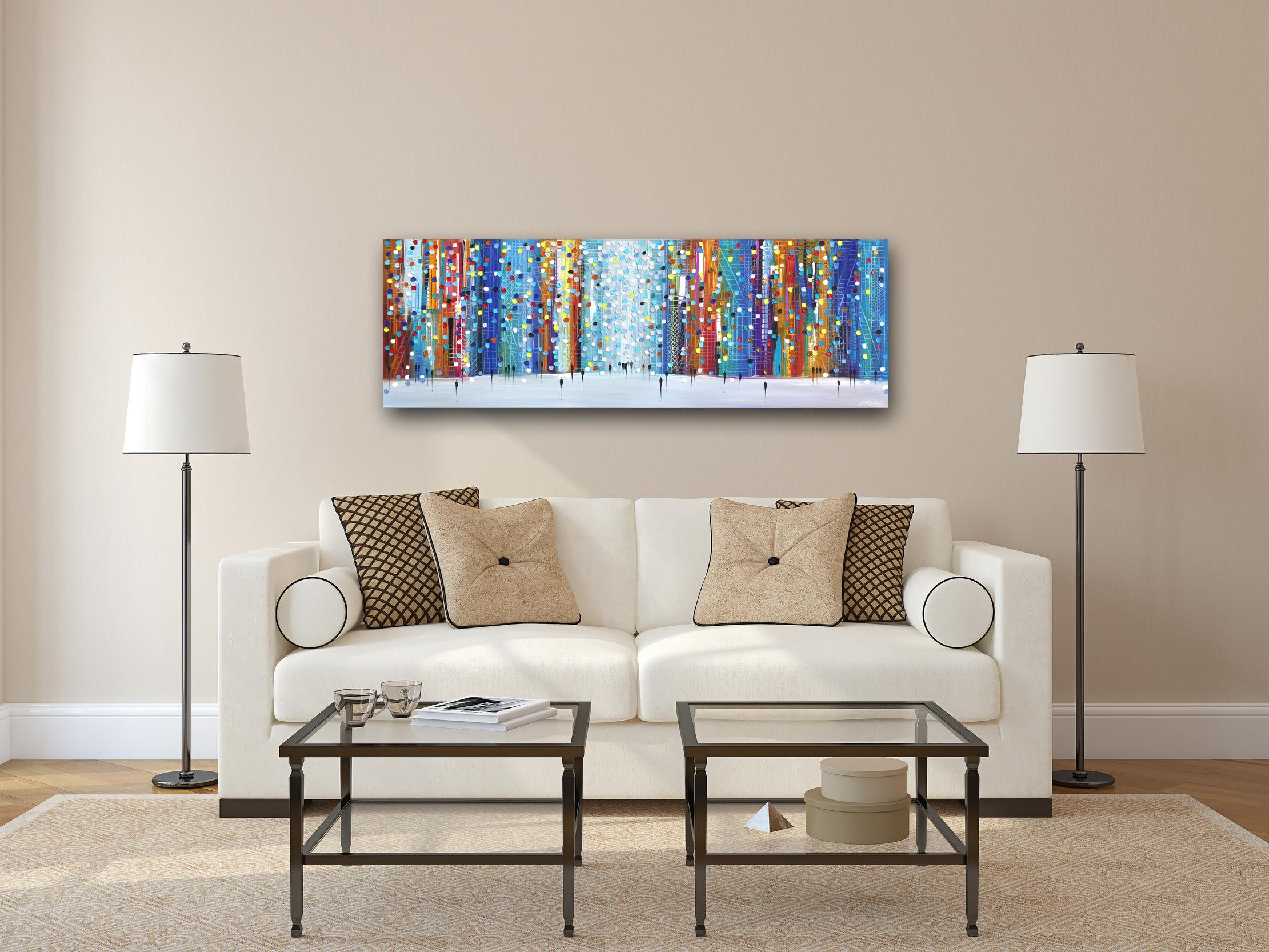 Algún día - Pintura al óleo al impasto grande y vibrante - Painting de Ekaterina Ermilkina