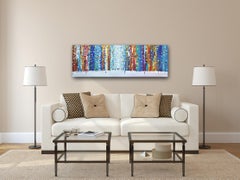 Someday - Großes lebhaftes Impasto-Ölgemälde