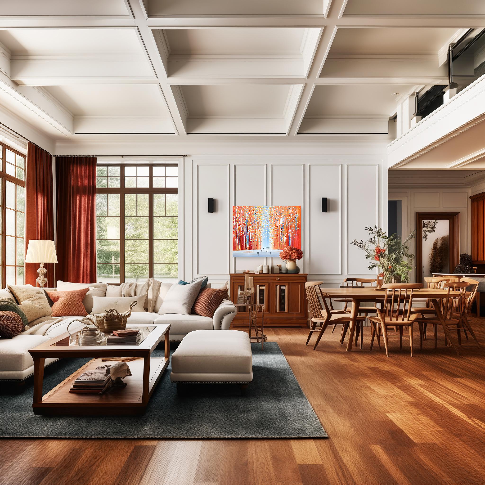 Sunset Dreaming - Abstrakte Farbe getränkt figurative strukturierte Impasto Malerei – Painting von Ekaterina Ermilkina