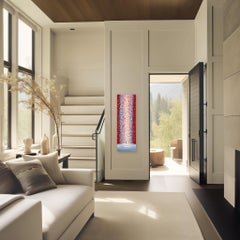 Whispers of Love - Abstract Vibrant Textured Impasto Figurative Oil Painting