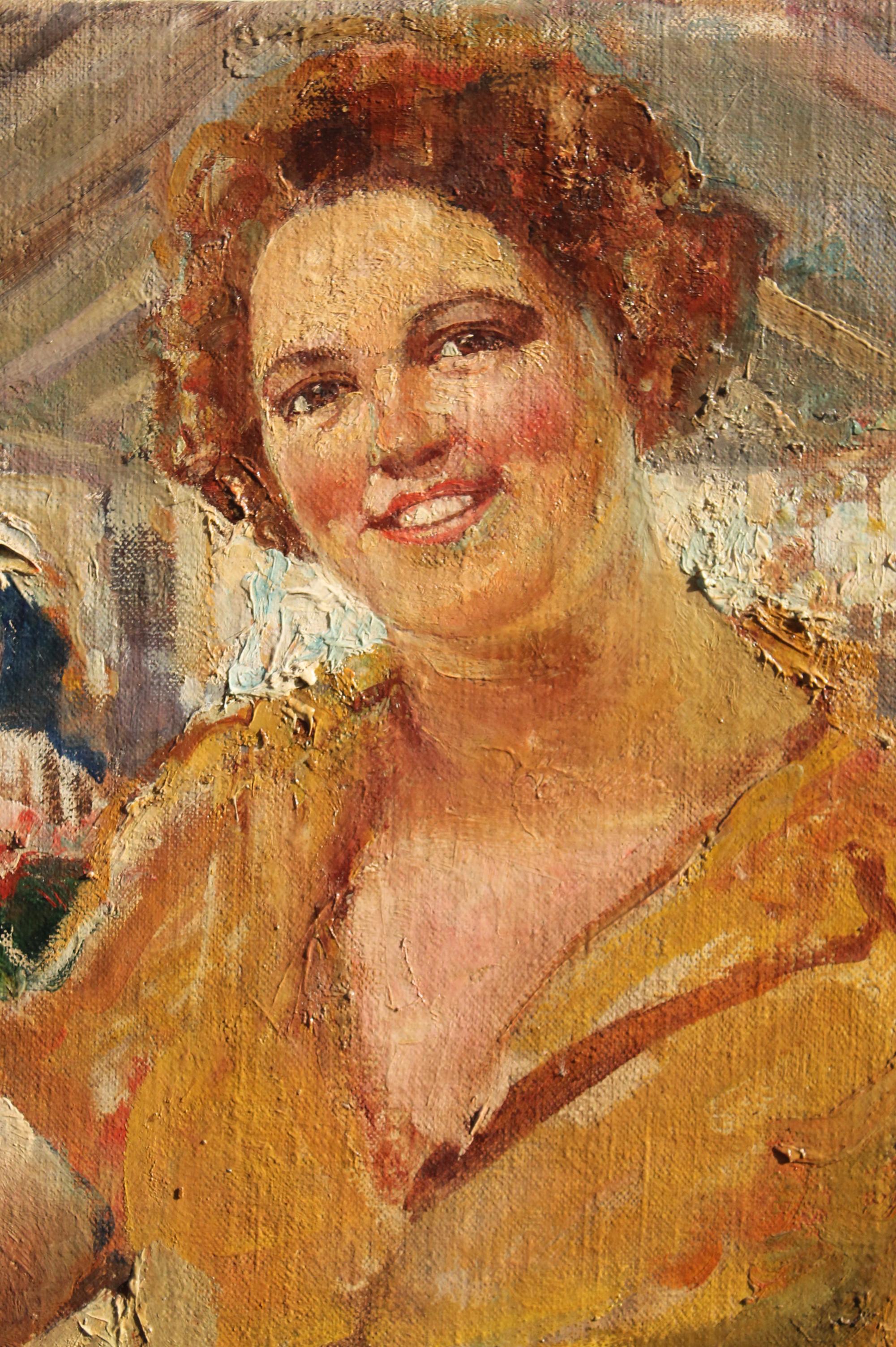 Ekaterina Kachura-Falileeva (1886-1948) Signed OC 