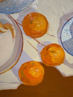 "Warm Winter", orange peeling in progress, breakfast in morning light