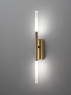Aplique Eklè acabado metal dorado cepillado